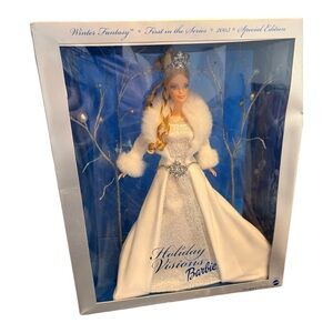Barbie: 2003 Holiday Visions Barbie Winter Fantasy Special Edition Vintage NRFB